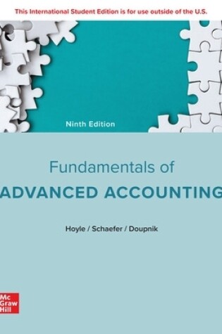 Cover of Fundamentals of Advanced Accounting ISE