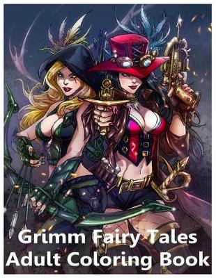 Cover of Grimm Fairy Tales Adult Coloring Book