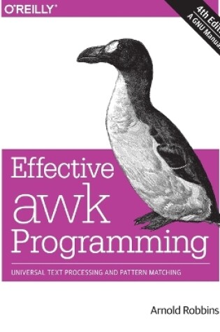 Cover of Effective AWK Programming, 4e