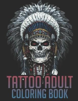 Book cover for Tattoo Adult Coloring Book