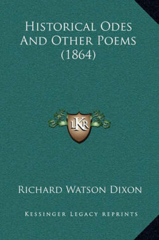 Cover of Historical Odes and Other Poems (1864)