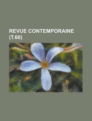 Book cover for Revue Contemporaine (T.60)