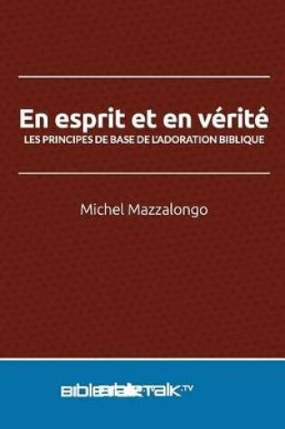 Cover of En Esprit Et En Verite