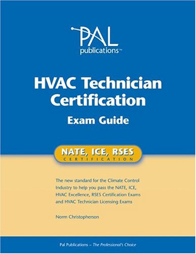 Book cover for HVAC Technician Certification Exam Guide