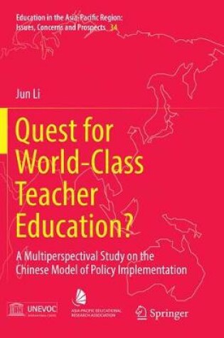 Cover of Quest for World-Class Teacher Education?