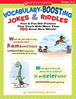 Book cover for Vocabulary-Boosting Jokes & Riddles