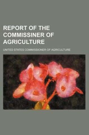 Cover of Report of the Commissiner of Agriculture