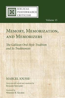 Book cover for Memory, Memorization, and Memorizers