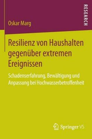 Cover of Resilienz von Haushalten gegenüber extremen Ereignissen
