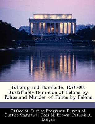 Book cover for Policing and Homicide, 1976-98