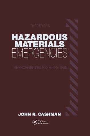 Cover of Hazardous Materials Emergencies