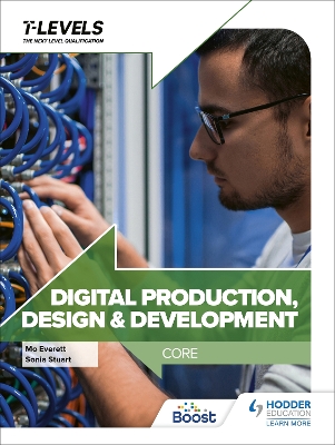Book cover for Digital Production, Design and Development T Level: Core