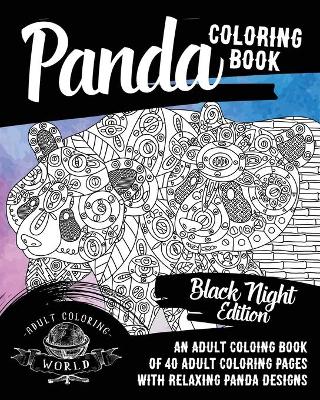 Book cover for Panda Coloring Book