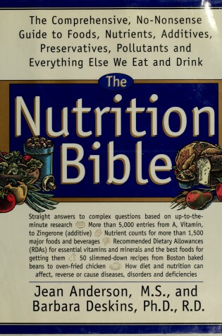 Cover of The Nutrition Bible