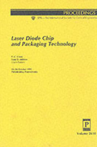 Cover of Laser Diode Chip & Packaging Technology