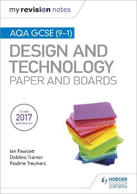 Book cover for AQA GCSE (9-1) Design and Technology: Paper and Boards