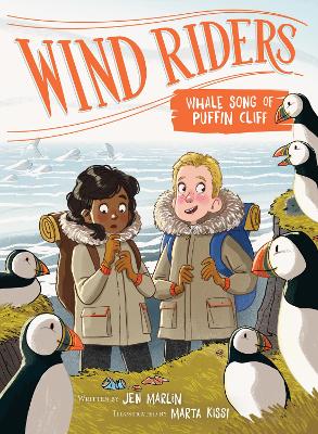 Book cover for Wind Riders #4: Whale Song of Puffin Cliff