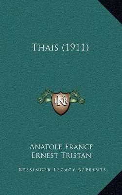 Book cover for Thais (1911)