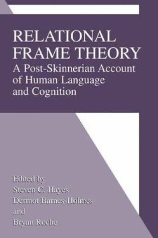 Cover of Relational Frame Theory