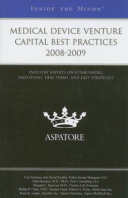 Book cover for Medical Device Venture Capital Best Practices