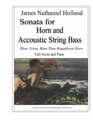 Book cover for Sonata for Horn and Accoustic String Bass