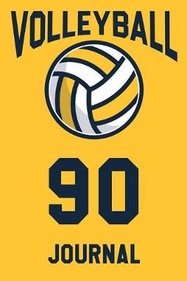 Book cover for Volleyball Journal 90