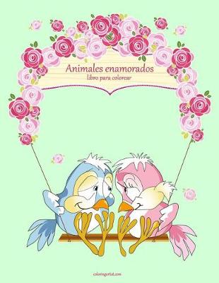 Cover of Animales enamorados libro para colorear 1