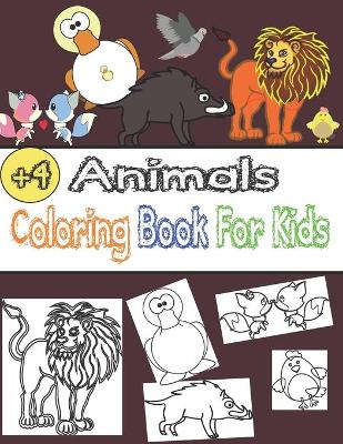 Book cover for Animal Coloring Book For Kids