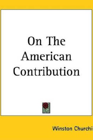Cover of On the American Contribution