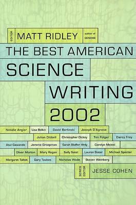 Book cover for The Best American Science Writing 2002