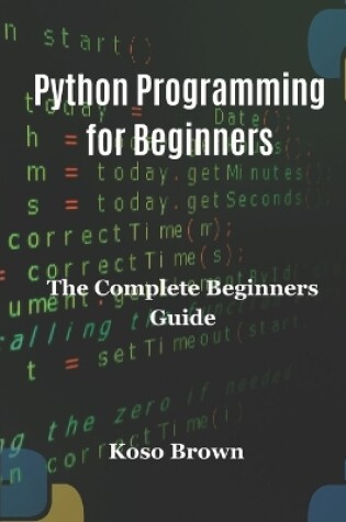 Cover of Python Programming for Beginners