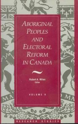 Book cover for Aboriginal Peoples and Electoral Reform in Canada