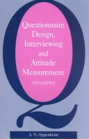 Book cover for Questionnaire Design, Interviewing and Attitude Measurement