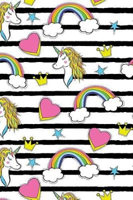 Book cover for Stripes and Unicorns Journal