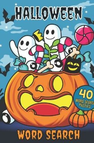 Cover of Halloween Word Search 40 Puzzles