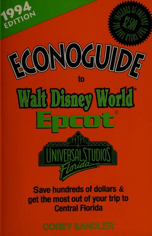 Book cover for Econoguide to Disney World