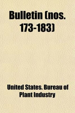 Cover of Bulletin Volume 173-183