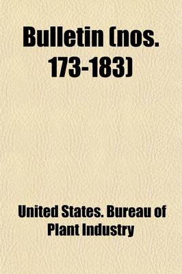 Book cover for Bulletin Volume 173-183