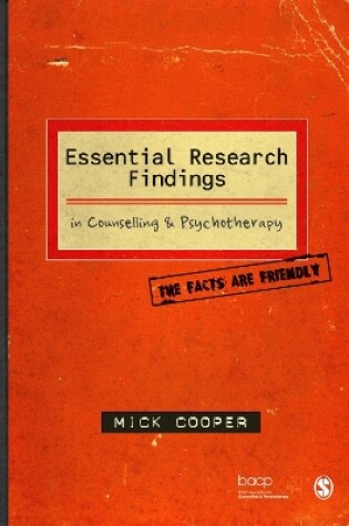 Cover of Essential Research Findings in Counselling and Psychotherapy