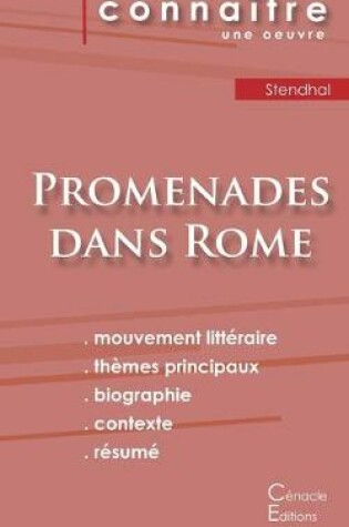 Cover of Fiche de lecture Promenades dans Rome (Analyse litteraire de reference et resume complet)