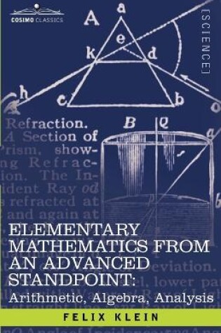 Cover of Elementary Mathematics from an Advanced Standpoint