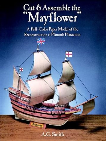 Book cover for Cut and Assemble the "Mayflower"