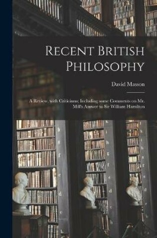 Cover of Recent British Philosophy