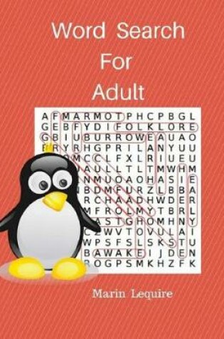Cover of Word Search For Adult