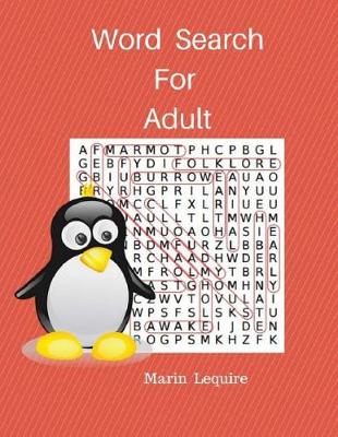 Book cover for Word Search For Adult