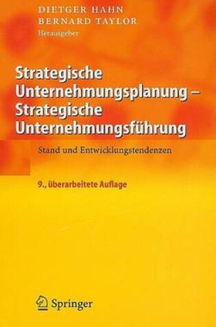 Cover of Strategische Unternehmungsplanung - Strategische Unternehmungsfuhrung: Stand Und Entwicklungstendenzen