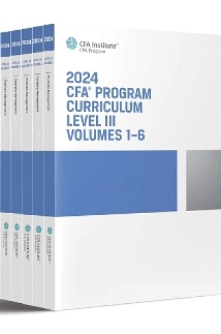 Cover of 2024 CFA Program Curriculum Level III Box Set