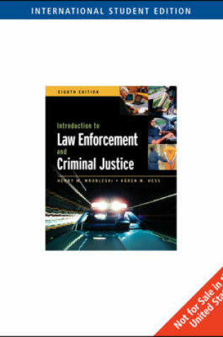 Cover of Introduction to Law Enforcement and Criminal Justice