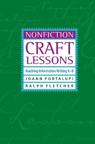 Cover of Nonfiction Craft Lessons