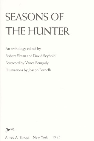 Cover of Seasons of the Hunter
